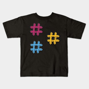 hashtags Kids T-Shirt